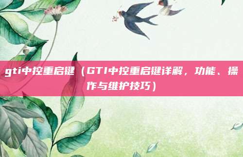 gti中控重启键（GTI中控重启键详解，功能、操作与维护技巧）