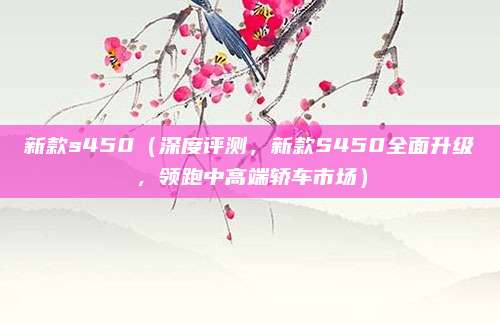 新款s450（深度评测，新款S450全面升级，领跑中高端轿车市场）