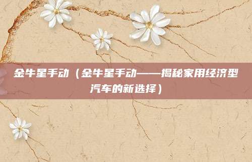 金牛星手动（金牛星手动——揭秘家用经济型汽车的新选择）