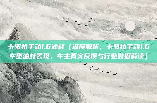 卡罗拉手动1.6油耗（深度解析，卡罗拉手动1.6车型油耗表现，车主真实反馈与行业数据解读）