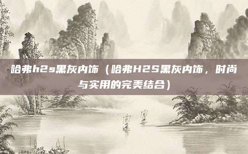 哈弗h2s黑灰内饰（哈弗H2S黑灰内饰，时尚与实用的完美结合）