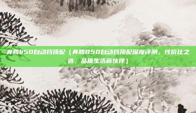 奔腾b50自动挡顶配（奔腾B50自动挡顶配深度评测，性价比之选，品质生活新伙伴）