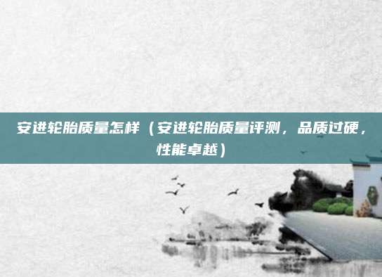 安进轮胎质量怎样（安进轮胎质量评测，品质过硬，性能卓越）
