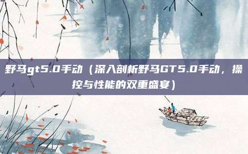 野马gt5.0手动（深入剖析野马GT5.0手动，操控与性能的双重盛宴）