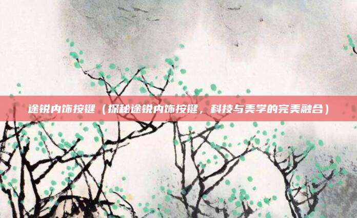 途锐内饰按键（探秘途锐内饰按键，科技与美学的完美融合）