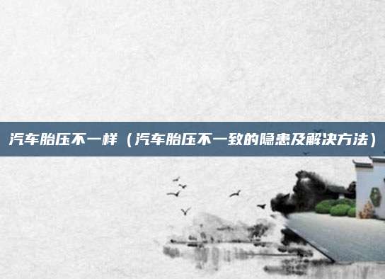 汽车胎压不一样（汽车胎压不一致的隐患及解决方法）