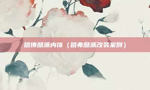 哈佛酷派内饰(哈弗酷派改装案例)