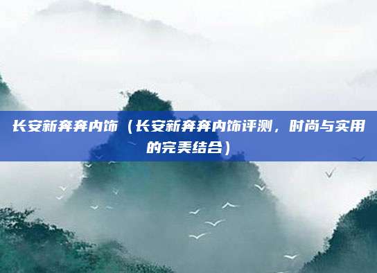 长安新奔奔内饰（长安新奔奔内饰评测，时尚与实用的完美结合）