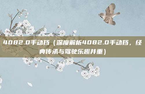 4082.0手动挡（深度解析4082.0手动挡，经典传承与驾驶乐趣并重）