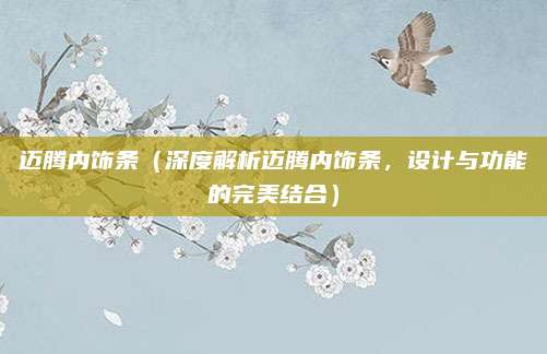 迈腾内饰条（深度解析迈腾内饰条，设计与功能的完美结合）