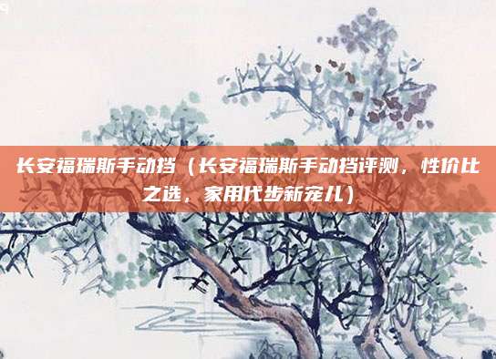 长安福瑞斯手动挡（长安福瑞斯手动挡评测，性价比之选，家用代步新宠儿）