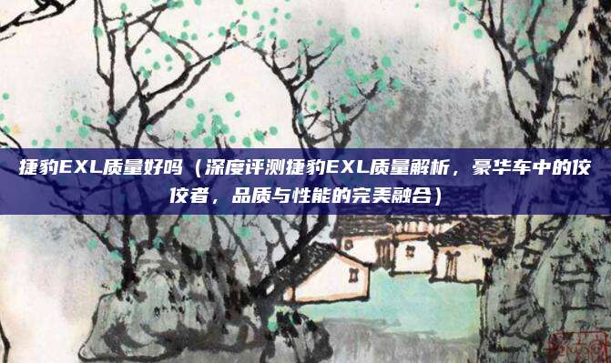 捷豹EXL质量好吗（深度评测捷豹EXL质量解析，豪华车中的佼佼者，品质与性能的完美融合）