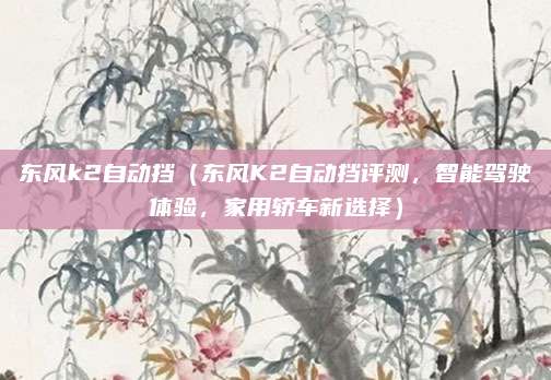 东风k2自动挡（东风K2自动挡评测，智能驾驶体验，家用轿车新选择）