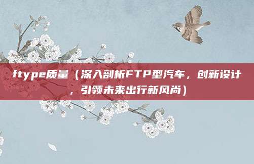 ftype质量（深入剖析FTP型汽车，创新设计，引领未来出行新风尚）