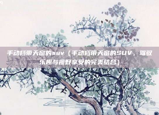 手动档带天窗的suv（手动档带天窗的SUV，驾驭乐趣与视野享受的完美结合）