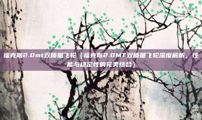 福克斯2.0mt双质量飞轮（福克斯2.0MT双质量飞轮深度解析，性能与稳定性的完美结合）