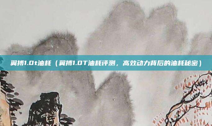 翼搏1.0t油耗（翼搏1.0T油耗评测，高效动力背后的油耗秘密）