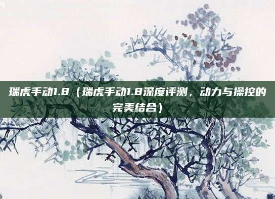 瑞虎手动1.8（瑞虎手动1.8深度评测，动力与操控的完美结合）