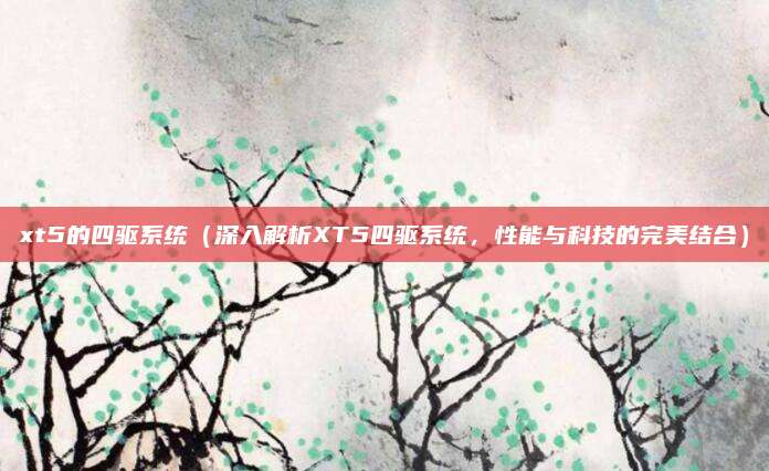 xt5的四驱系统(深入解析XT5四驱系统,性能与科技的完美结合)