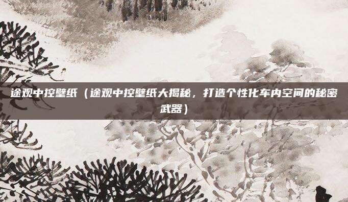 途观中控壁纸(途观中控壁纸大揭秘,打造个性化车内空间的秘密武器)