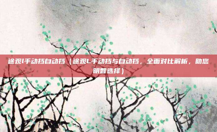 途观l手动挡自动挡(途观L手动挡与自动挡,全面对比解析,助您明智选择)
