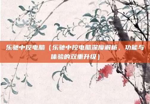 乐驰中控电脑(乐驰中控电脑深度解析,功能与体验的双重升级)