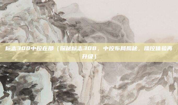 标志308中控在那(探秘标志308,中控布局揭秘,操控体验再升级)