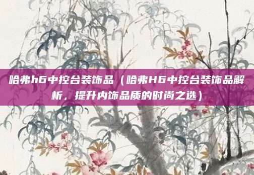 哈弗h6中控台装饰品(哈弗H6中控台装饰品解析,提升内饰品质的时尚之选)