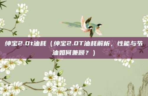 绅宝2.0t油耗（绅宝2.0T油耗解析，性能与节油如何兼顾？）