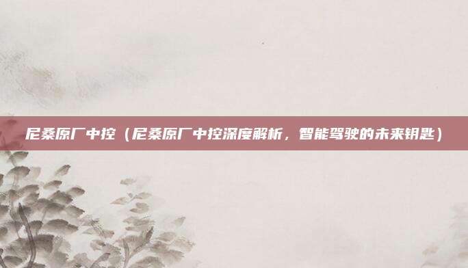 尼桑原厂中控(尼桑原厂中控深度解析,智能驾驶的未来钥匙)