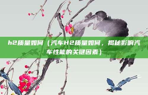 h2质量如何(汽车H2质量如何,揭秘影响汽车性能的关键因素)