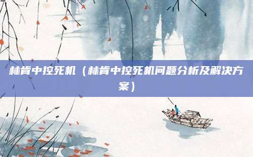 林肯中控死机(林肯中控死机问题分析及解决方案)