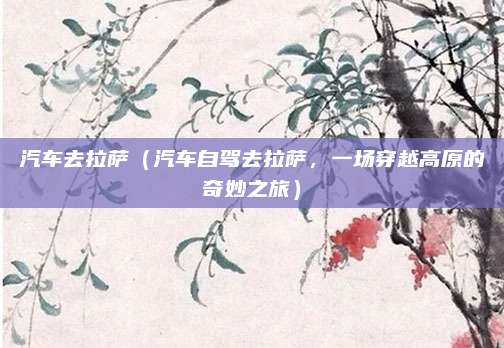 汽车去拉萨（汽车自驾去拉萨，一场穿越高原的奇妙之旅）