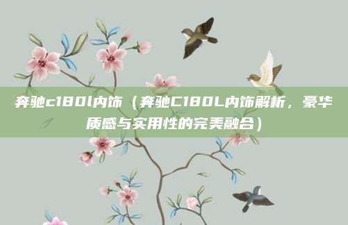 奔驰c180l内饰(奔驰C180L内饰解析,豪华质感与实用性的完美融合)