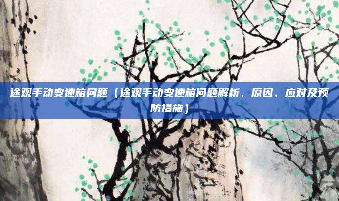 途观手动变速箱问题(途观手动变速箱问题解析,原因、应对及预防措施)
