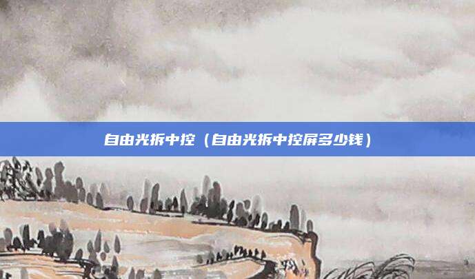 自由光拆中控(自由光拆中控屏多少钱)