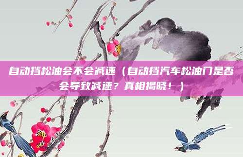 自动挡松油会不会减速(自动挡汽车松油门是否会导致减速?真相揭晓!)