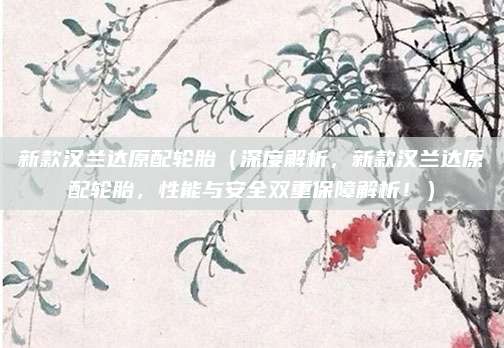 新款汉兰达原配轮胎(深度解析,新款汉兰达原配轮胎,性能与安全双重保障解析!)