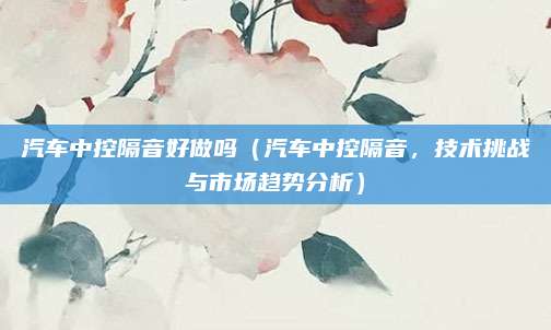 汽车中控隔音好做吗（汽车中控隔音，技术挑战与市场趋势分析）