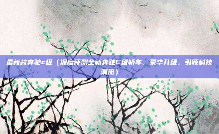 最新款奔驰c级(深度评测全新奔驰C级轿车,豪华升级,引领科技潮流)