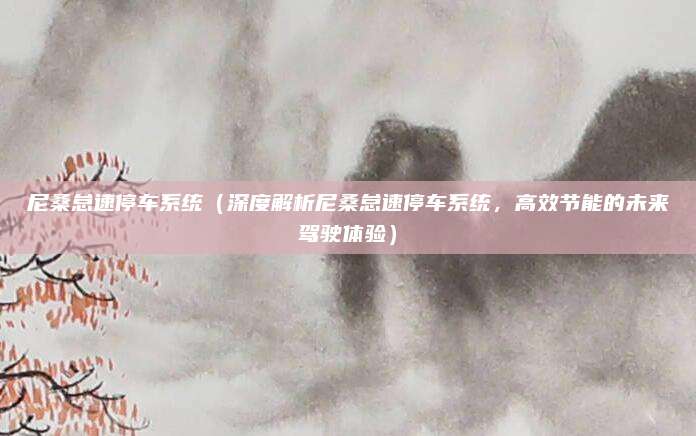 尼桑怠速停车系统(深度解析尼桑怠速停车系统,高效节能的未来驾驶体验)