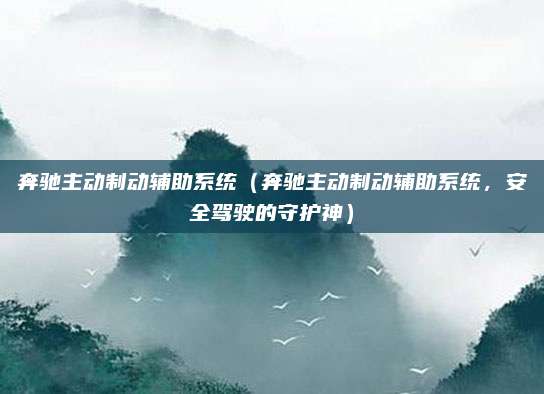 奔驰主动制动辅助系统（奔驰主动制动辅助系统，安全驾驶的守护神）