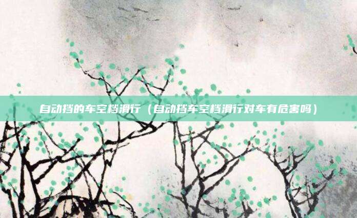自动挡的车空档滑行（自动挡车空档滑行对车有危害吗）