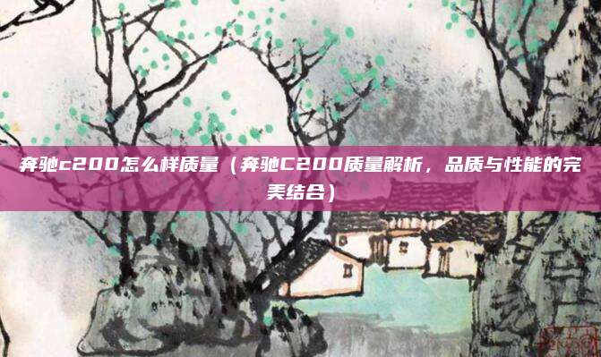 奔驰c200怎么样质量(奔驰C200质量解析,品质与性能的完美结合)
