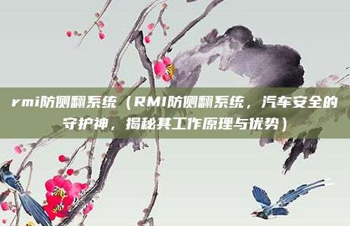 rmi防侧翻系统(RMI防侧翻系统,汽车安全的守护神,揭秘其工作原理与优势)