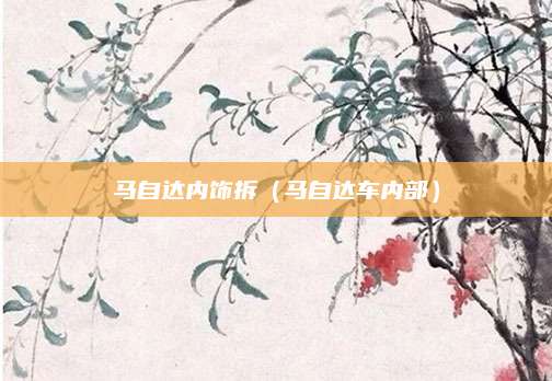 马自达内饰拆(马自达车内部)