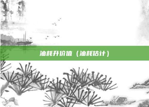油耗升价值(油耗估计)