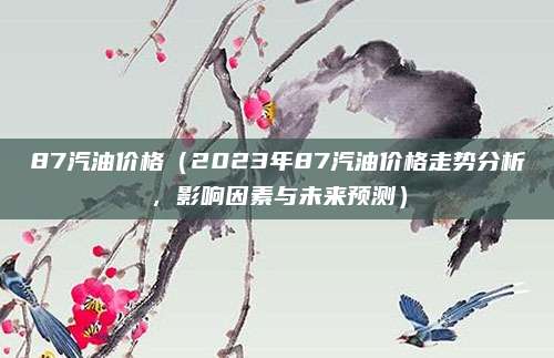 87汽油价格（2023年87汽油价格走势分析，影响因素与未来预测）