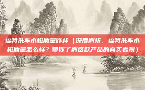 福特洗车水枪质量咋样（深度解析，福特洗车水枪质量怎么样？带你了解这款产品的真实表现）