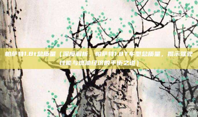 帕萨特1.8t总质量（深度解析，帕萨特1.8T车型总质量，揭示驾驶性能与燃油经济的平衡之道）
